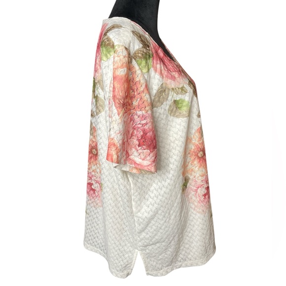 Alfred Dunner Floral Print Women's Blouse Top - Picture 3 of 9